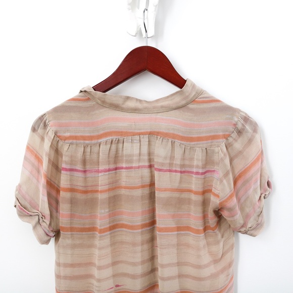 Aritzia Wilfred Silk Button Up Blouse - Picture 2 of 7